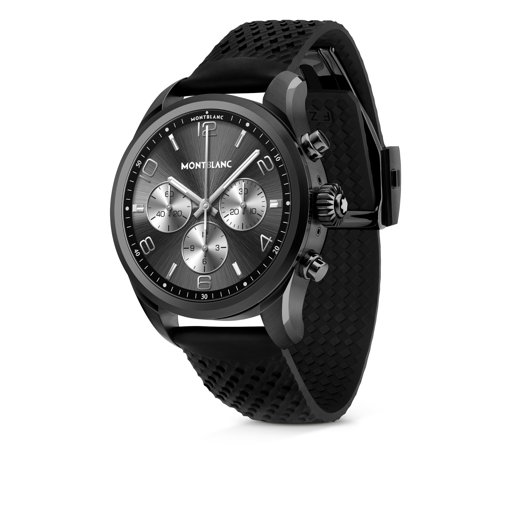 Montblanc Summit 2+ Black three-quarter after